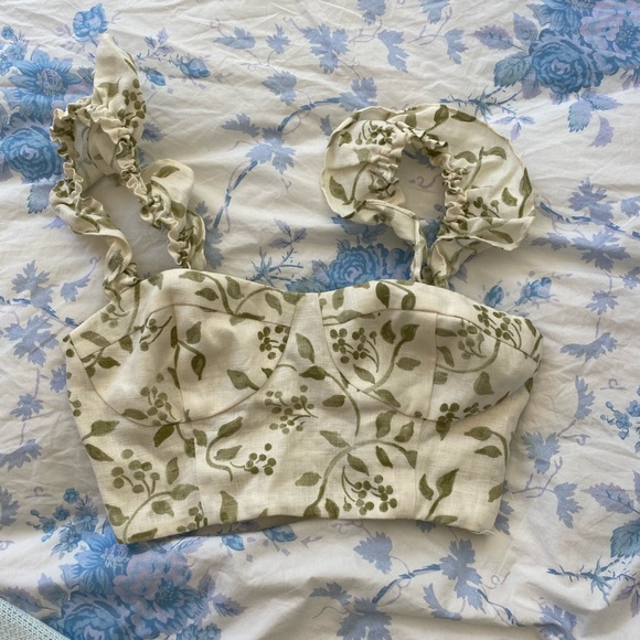 Reformation 2 piece linen set